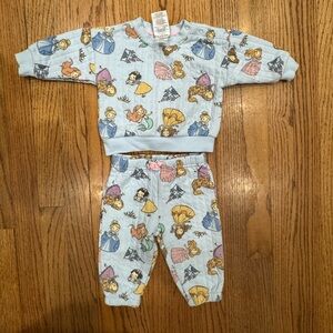 Girls Infant Disney Princess Matching Set 6 Months